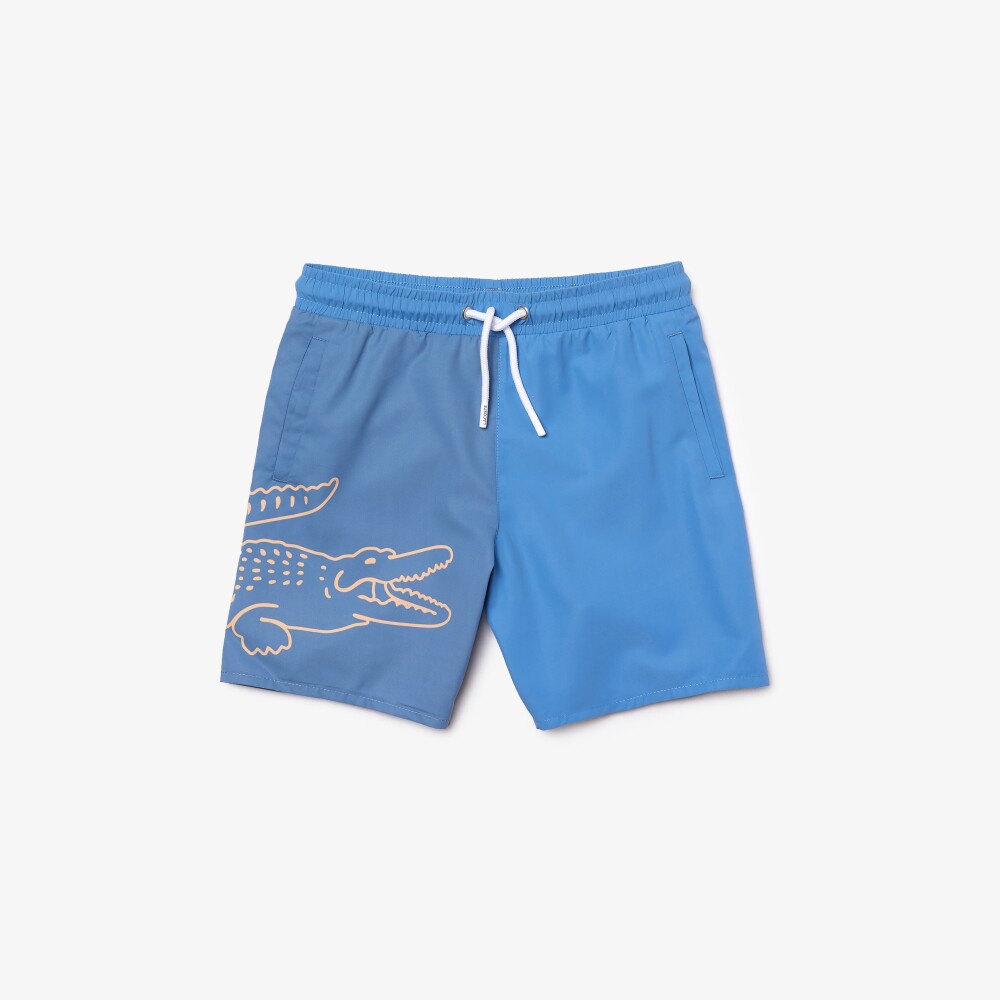 Badeshorts - LACOSTE - Blå