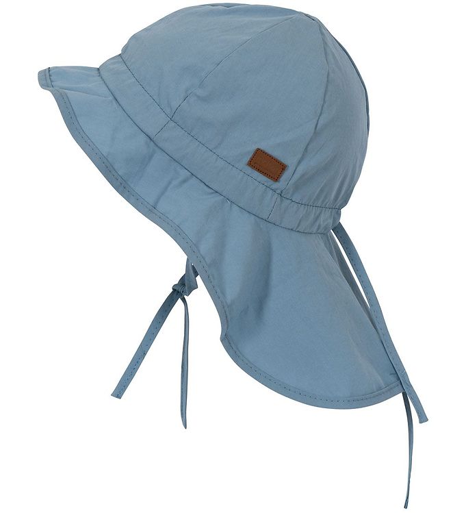 Solhatt Nakkebeskyttelse - Melton - Faded Denim