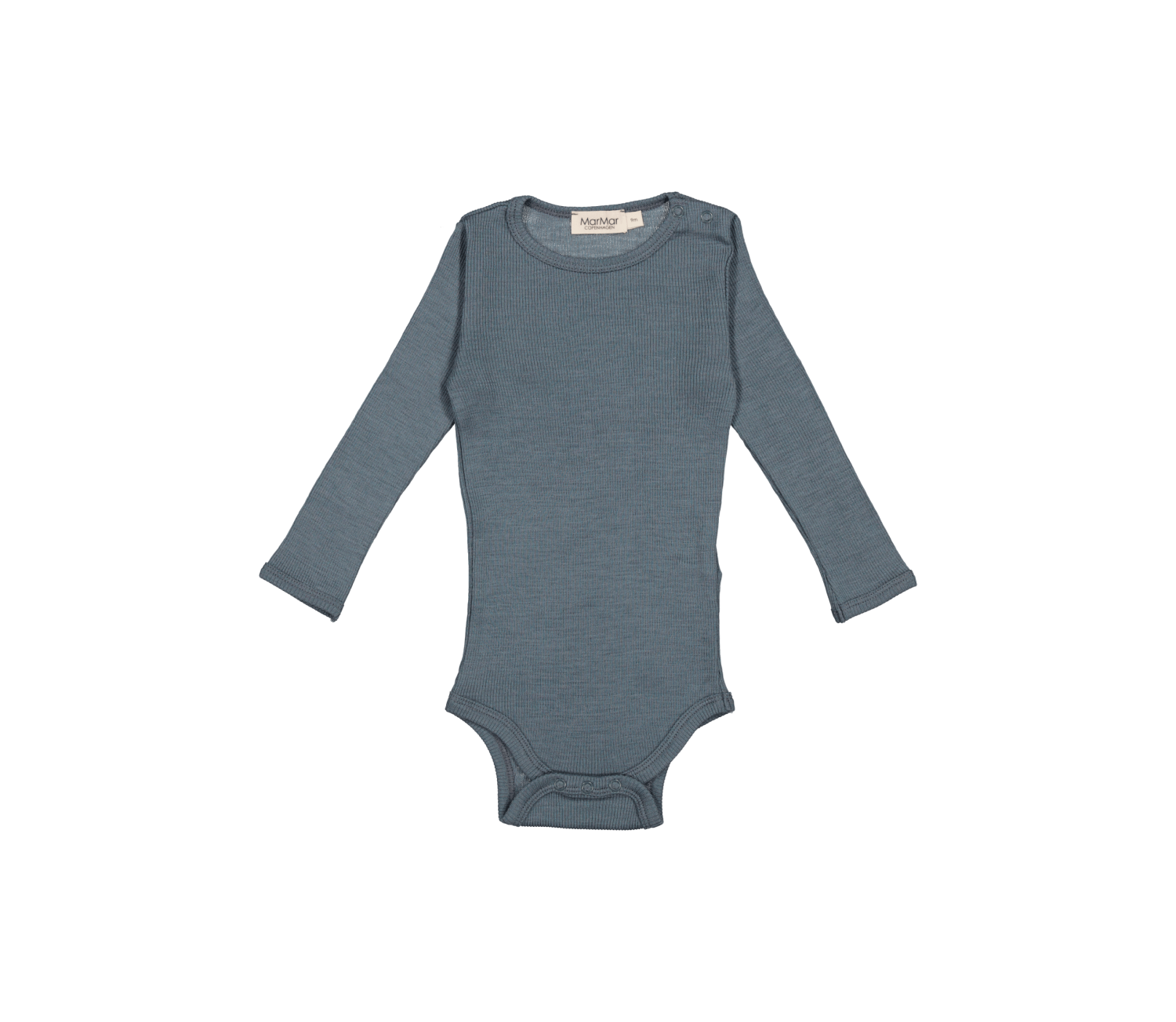 Ullbody Bense Rib Stormy Blue - MarMar Copenhagen